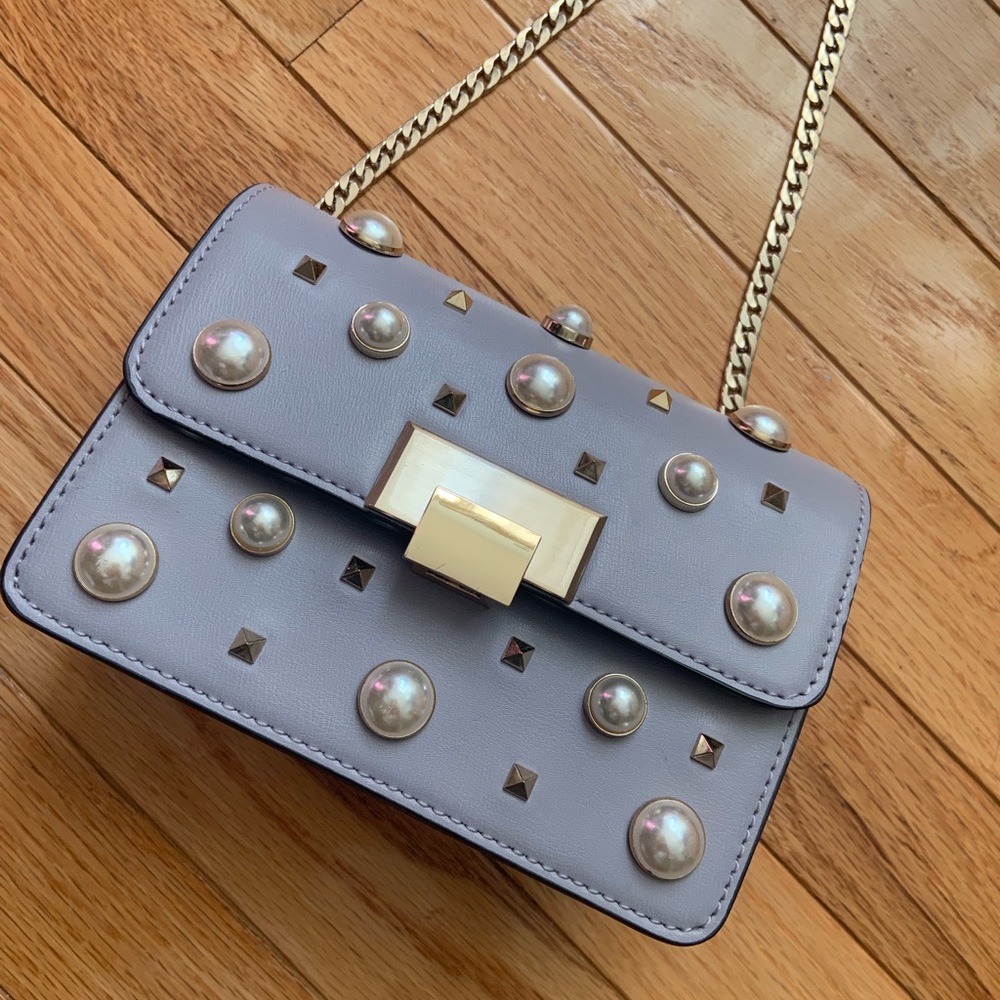 Topshop pearl studded purse
